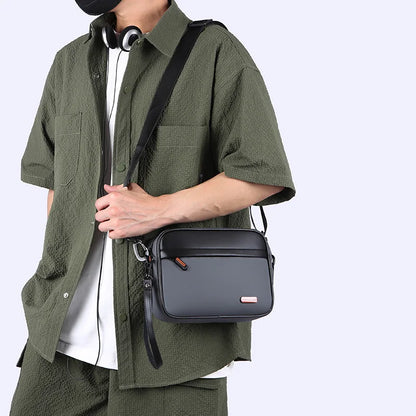 Large Capacity Crossbody Bag Men Spring Simple Casual Business Outdoor Travel Portable Handheld