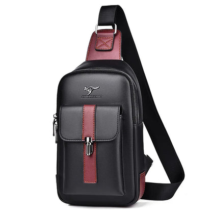 Fashionable Single-Shoulder Bag Contrasting Colors Large Capacity Mobile Phone Storage