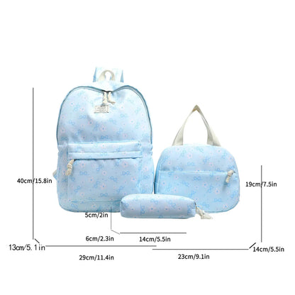 Lightweight All-Purpose Large Storage Student Bag Set Secondary School Outdoor Campus