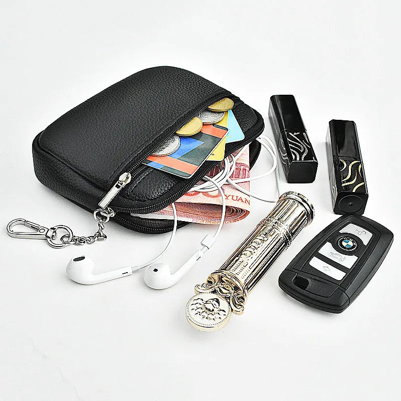 Men S Women Multi-Functional Zipper Coin Purse Lipstick