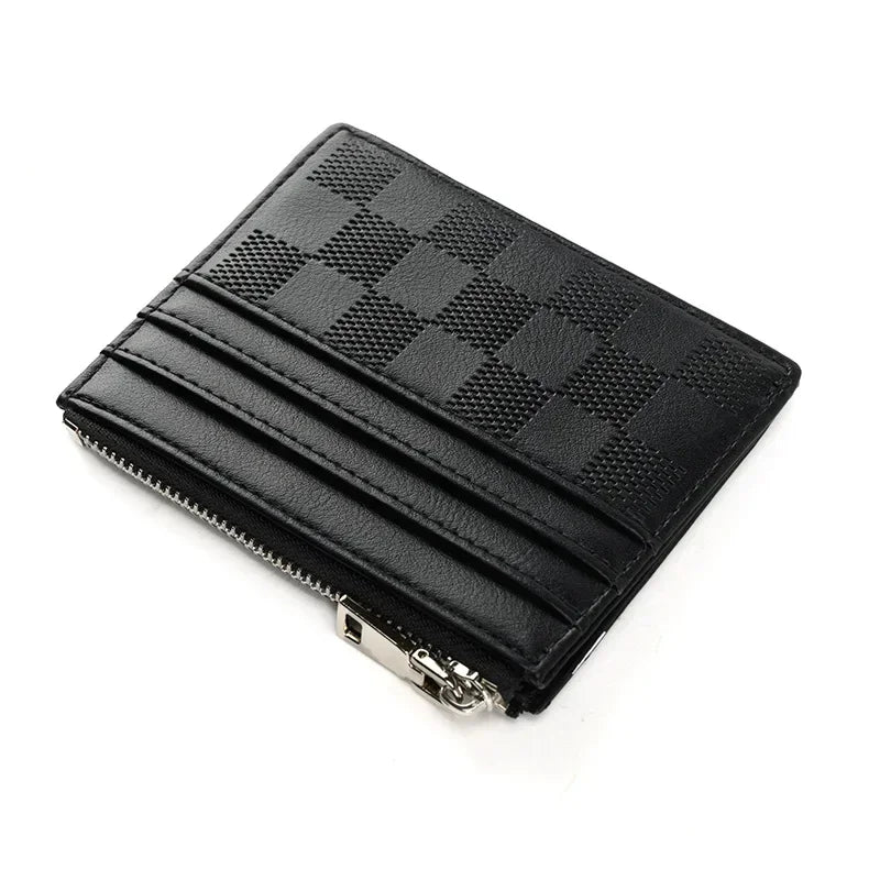 Zipper Card Bag Take Out Mirror Window Holder Id Portable Mini Coin Purse