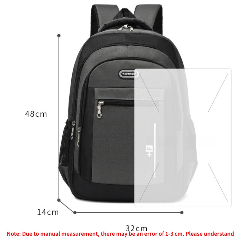 Simple Spacious Backpacks Dual-Shoulder Travel Bags