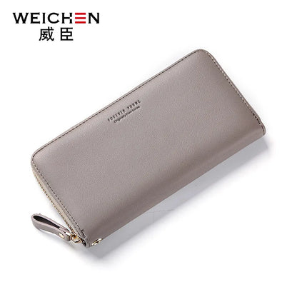 Ladies Purse Long Large Capacity Zipper Mobile Phone Storage Handbag Wallet