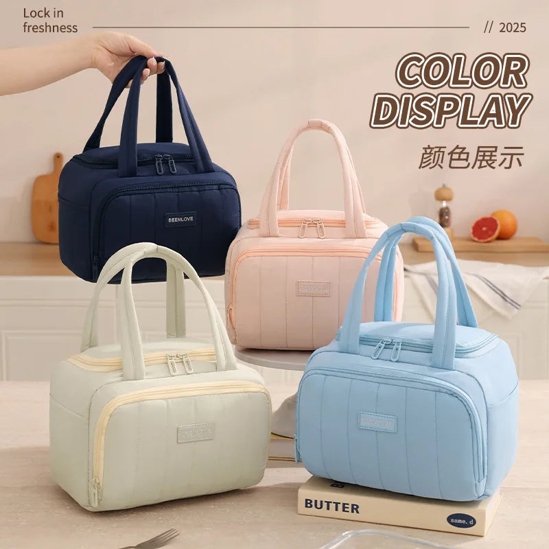 Lunch Bags Portable Lunch Boxes Commuters Student Insulated Bento Bags