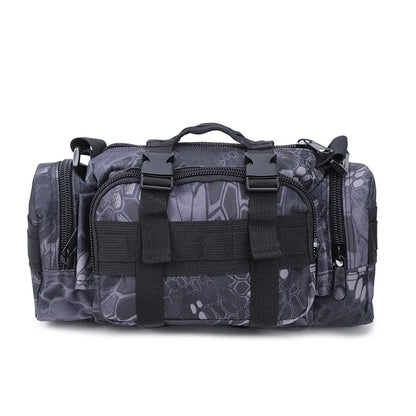 Camo Outdoor Crossbody Handbag Large Capacity Wear-Resistant Oxford Cloth Tactical One Shoulder