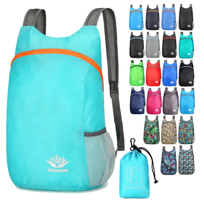 Ultra-Light Portable Travel Waterproof Folding Storage Backpack - Waterproof