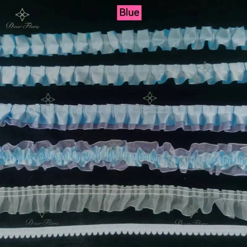 Decorative Ruffle Lace Trim Ribbon for Ita Bag DIY