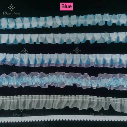 Decorative Ruffle Lace Trim Ribbon for Ita Bag DIY