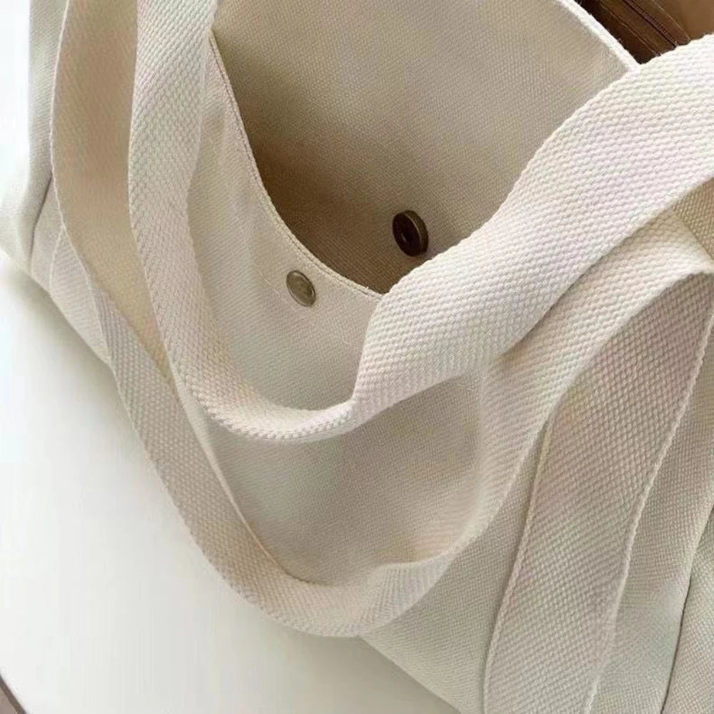 Large Canvas Tote Bag – Work, College & Everyday Handbag