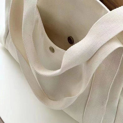 Large Canvas Tote Bag – Work, College & Everyday Handbag