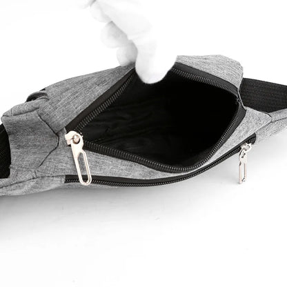 Multifunctional Waist Bag Men Waterproof Nylon Cloth Running Mobile Phone Storage Wear - Resistant