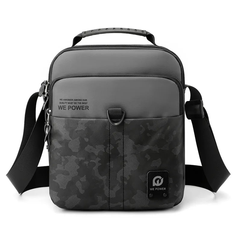 Men S Sports Crossbody Bag Outdoor Street Leisure Large Capacity Waterproof Boys Shoulder