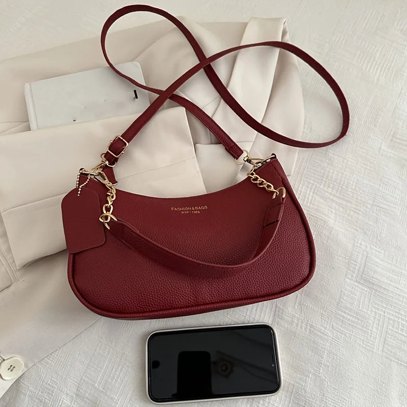 Underarm Shoulder Bag – Elegant PU Leather Crossbody Purse