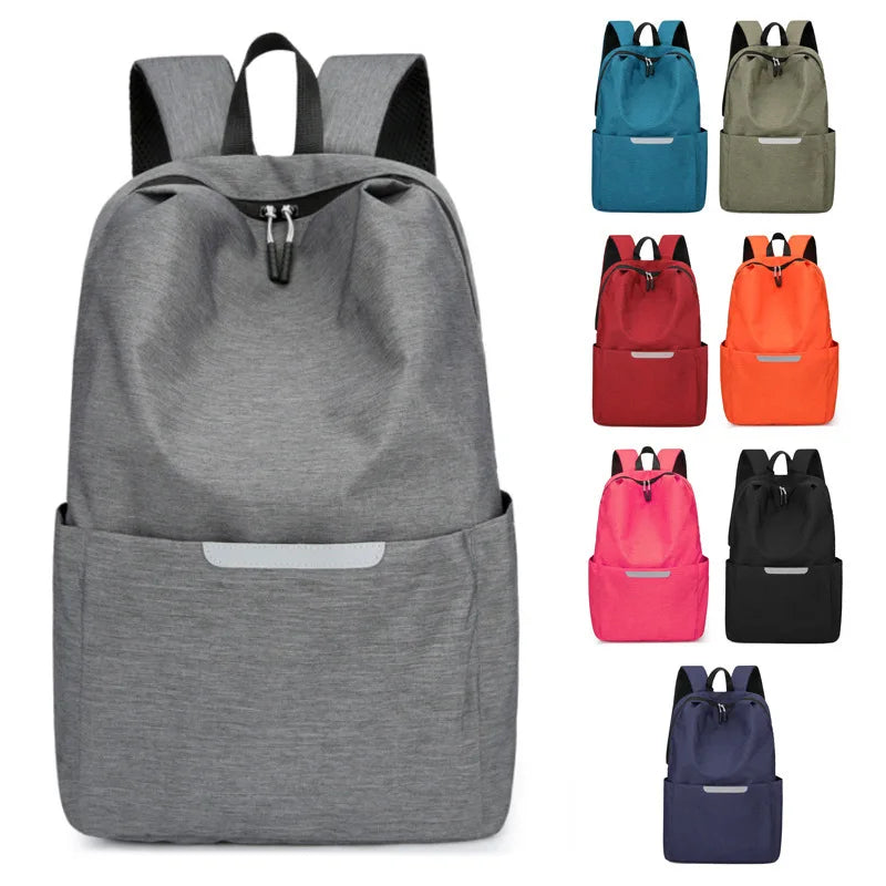 Reflective Shoulder Lightweight Student Backpack Large Capacity Men S Women Sports Outdoor