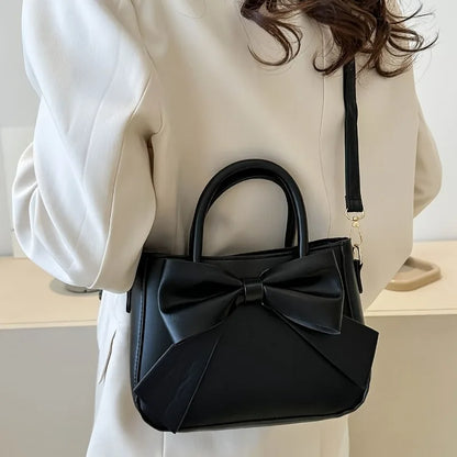 Bow Crossbody Bag – Elegant Handbag with Detachable Strap