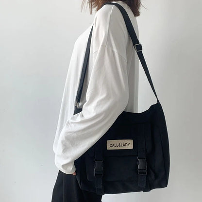 Crossbody Bag for Women – Waterproof Canvas Shoulder Messenger Bag