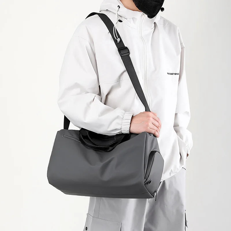 Minimalist Weekend Duffle Bag Lightweight Water-Resistant Sports Gym Bag Multi-Pockets