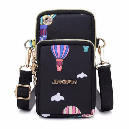 Crossbody Phone Bag for Women – Mini Multi-Layer Shoulder Bag