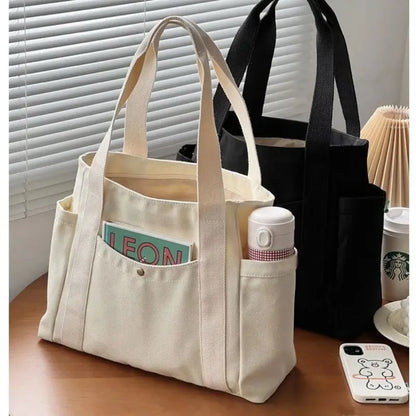 Large Canvas Tote Bag – Work, College & Everyday Handbag