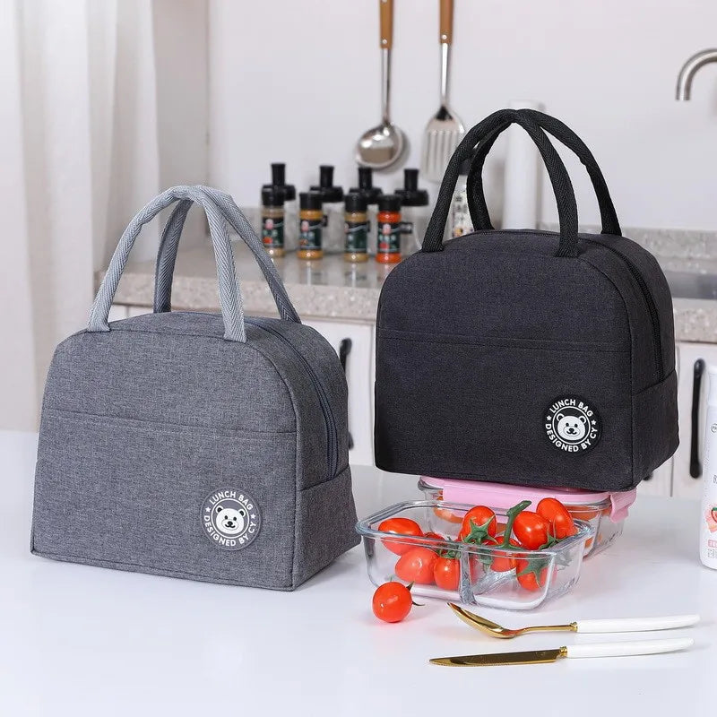 Insulated Lunch Bag Insulation Bento Pack Aluminum Foil Rice Meal Ice Student Handbag