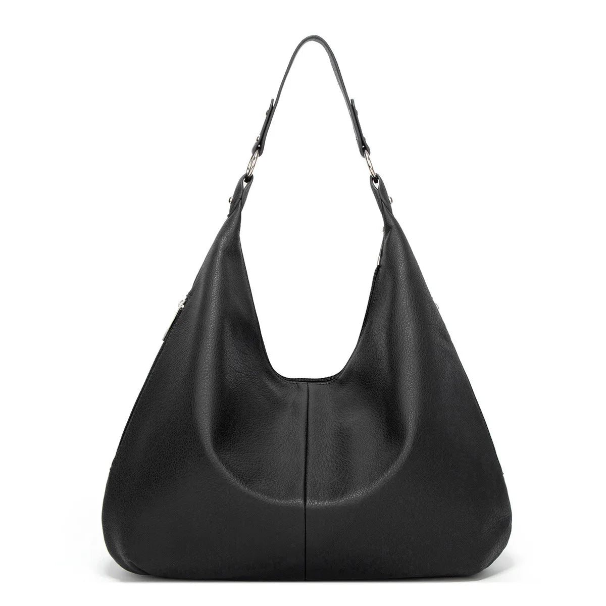 Large Capacity Shoulder Tote Bag – Vintage Faux Leather Women's Hobo Bag