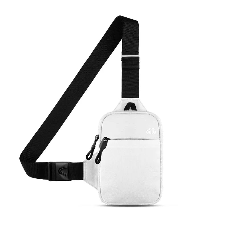 Waterproof Mini Sling Chest Bag – Adjustable Strap for Travel & Running