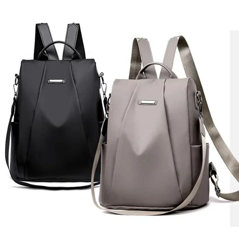 Nylon Solid Color Lightweight Waterproof Large Capacity Detachable Shoulder Strap Multi Functional