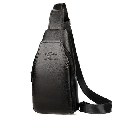 Men S Single Shoulder Cross-Body Bag Business Casual Leather Feeling Waterproof Wear-Resistant
