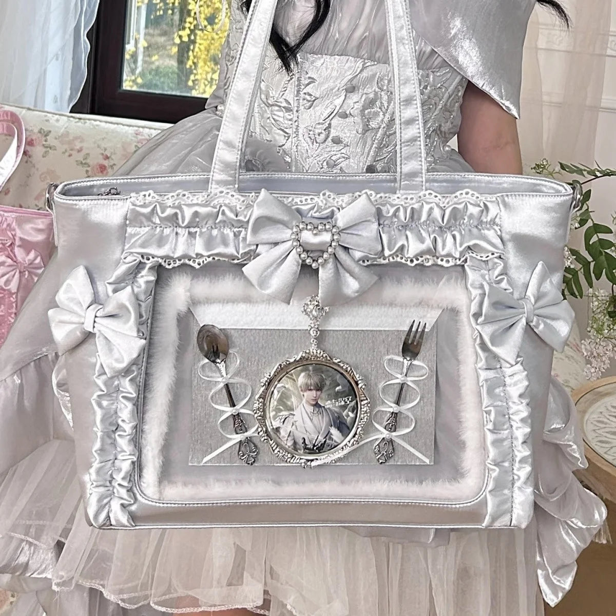 Ita Bag Transparent Window Tote for Anime & Lolita Fans
