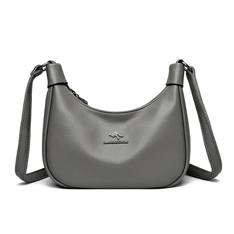 Women's Luxury Soft PU Leather Crossbody Shoulder Bag