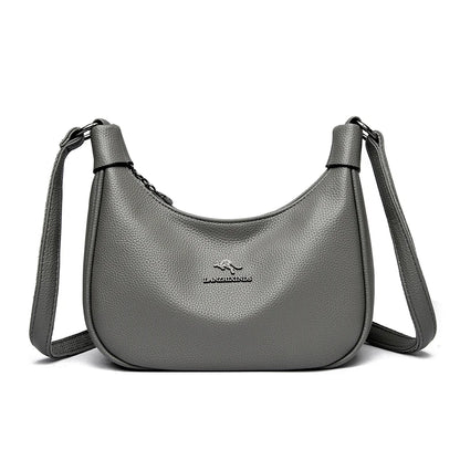 Women's Luxury Soft PU Leather Crossbody Shoulder Bag