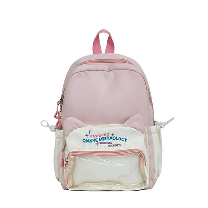 Cute Cat Student Large-Capacity Schoolbag Backpack