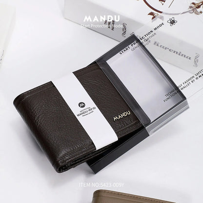 Men S Solid Color Large Capacity Security Brush Multi-Function Card Holder Small Change Storage