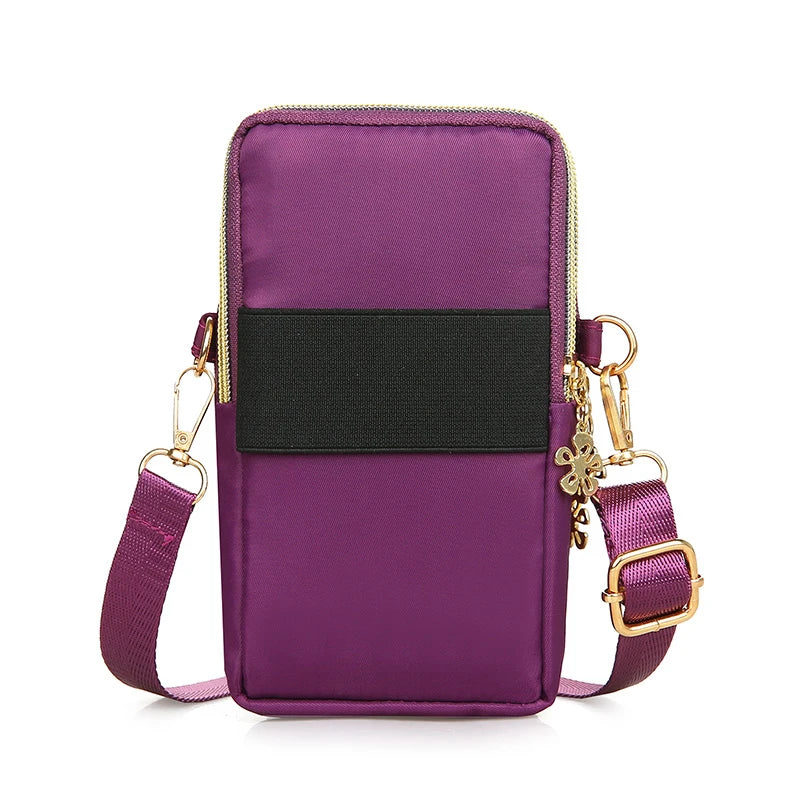 Crossbody Phone Bag for Women – Mini Multi-Layer Shoulder Bag