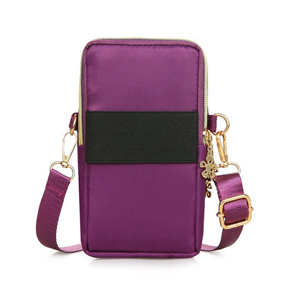 Crossbody Phone Bag for Women – Mini Multi-Layer Shoulder Bag