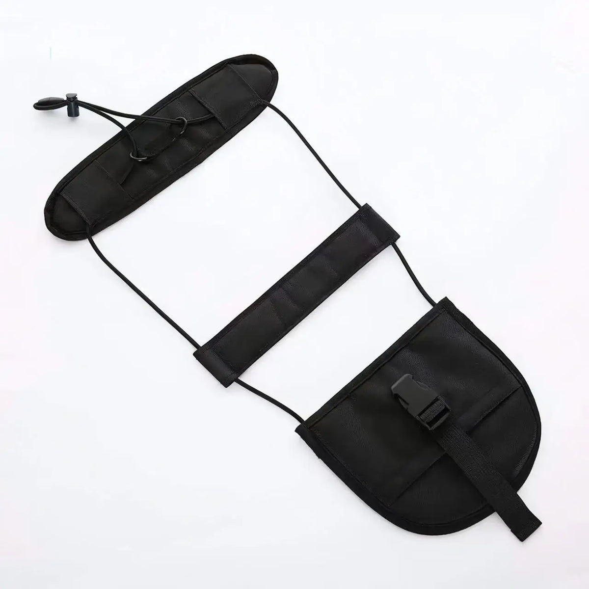 Black Durable Nylon Cam Buckle Tie Down Strap Adjustable Cargo Lashing Belt Luggage Travel Camping