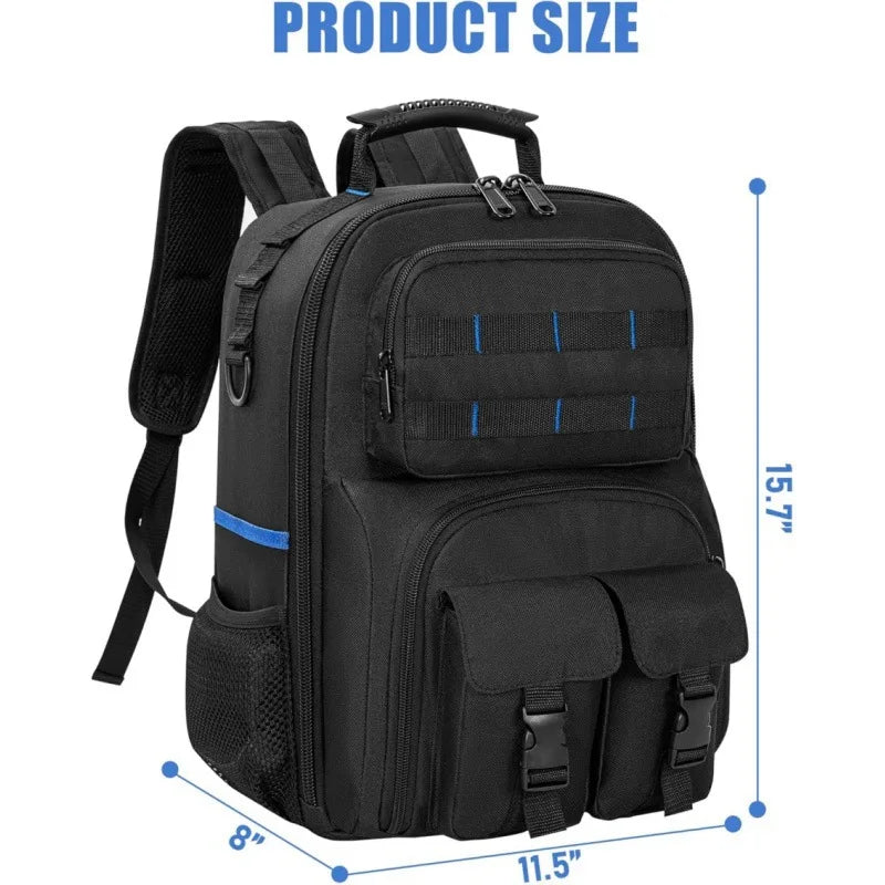 Wear-Resistant Oxford Cloth Tool Storage Backpack Hardware Accessories - Waterproof