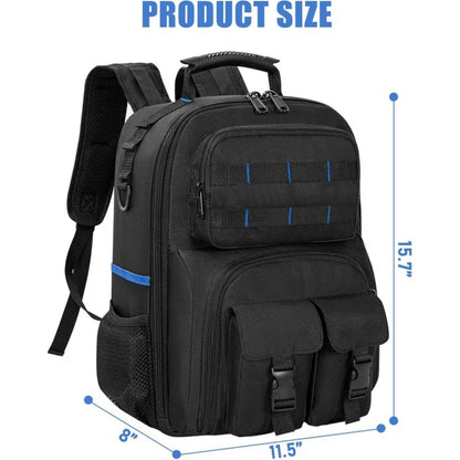 Wear-Resistant Oxford Cloth Tool Storage Backpack Hardware Accessories - Waterproof