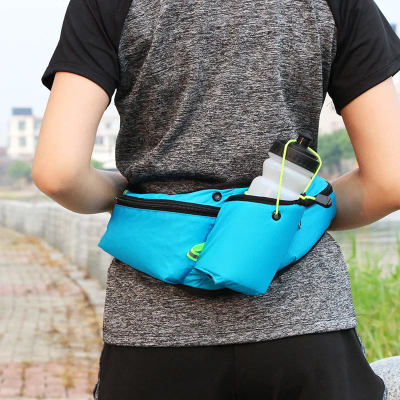 Waterproof Nylon Waist Bag Multi-Function Running Kettle Marathon 6 5 Inch Mobile Phone Fitness
