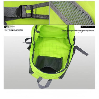 Waterproof Foldable Nylon Backpack Large Capacity Lightweight Portable Outdoor Daypack