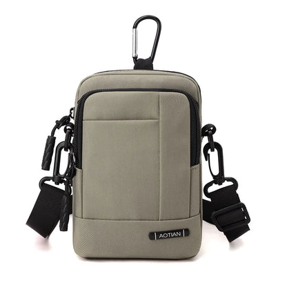 Unisble-Use Water-Resistant Waist Bag Multi-Functional Commuting Mobile Phone Storage