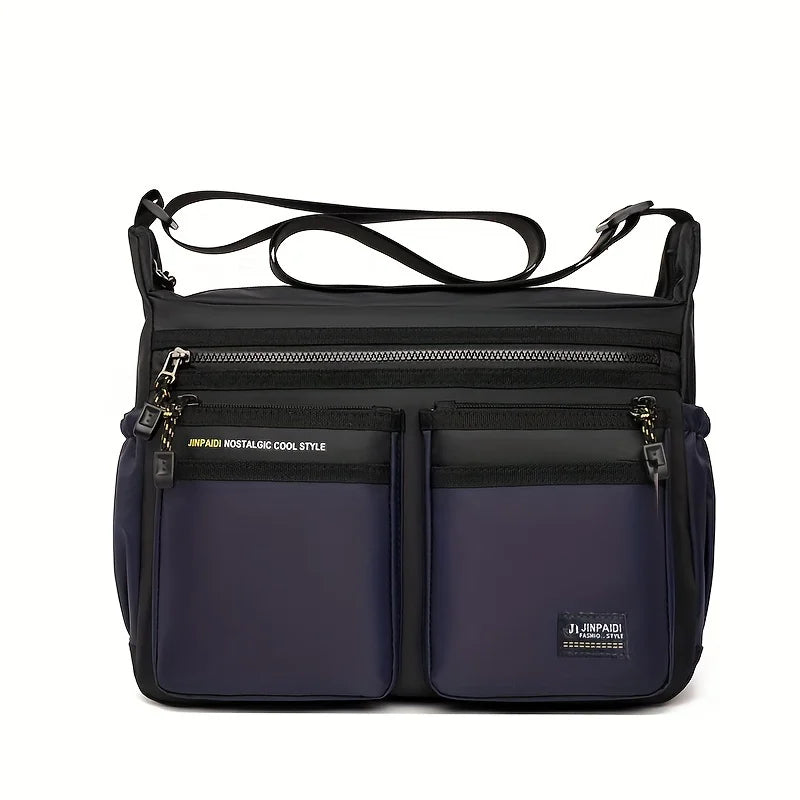 Multifunctional Casual Shoulder Bag Waterproof Business Crossbody Bag Men Daily Commuting