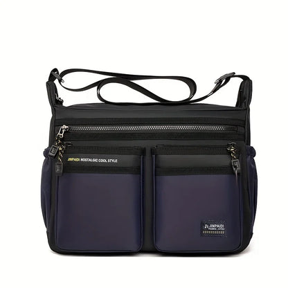 Multifunctional Casual Shoulder Bag Waterproof Business Crossbody Bag Men Daily Commuting