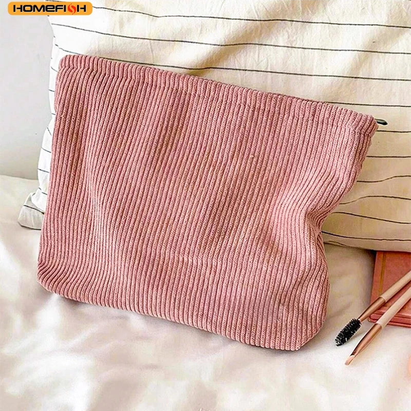 Homefish Women S Large Zippered Cosmetic Bag Sweet Makeup Travel Organizer Daily Outdoor Activities