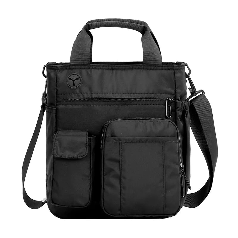 Shoulder Crossbody Bag Men S Casual Multi-Function Portable Business Oxford Cloth File Computer