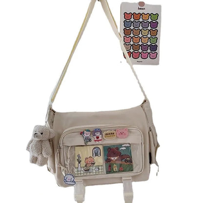 Waterproof Nylon Crossbody Bag for Women & Teen Girls