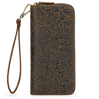 Dark brown embossing
