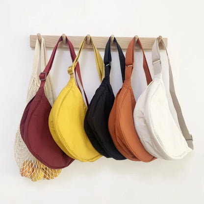 Crescent Crossbody Bag – Lightweight Shoulder Purse with Adjustable Strap