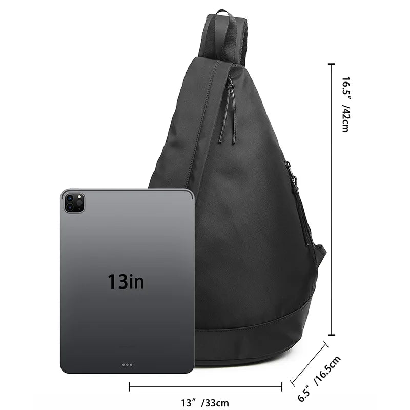 Functional Crossbody Bag Men S Sports Cycling Chest Bag Men S Single-Shoulder Crossbody Bag