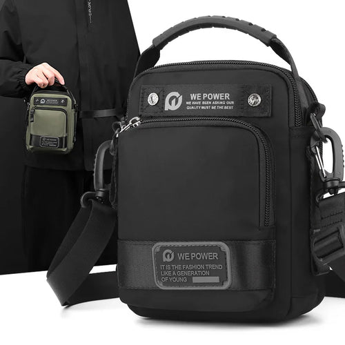 Men S Shoulder Bag Waterproof Outdoor Multifunctional Waist Leisure Cross-Body - Waterproof